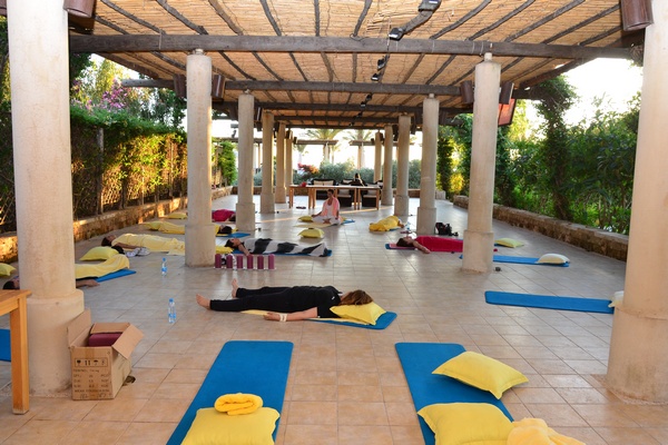 Yoga Class at Edde Sands